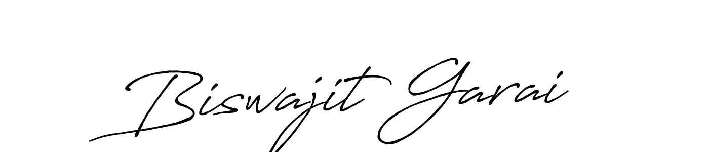 Create a beautiful signature design for name Biswajit Garai. With this signature (Antro_Vectra_Bolder) fonts, you can make a handwritten signature for free. Biswajit Garai signature style 7 images and pictures png