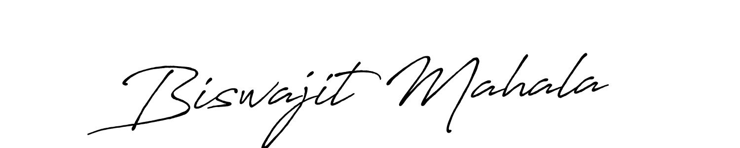 The best way (Antro_Vectra_Bolder) to make a short signature is to pick only two or three words in your name. The name Biswajit Mahala include a total of six letters. For converting this name. Biswajit Mahala signature style 7 images and pictures png