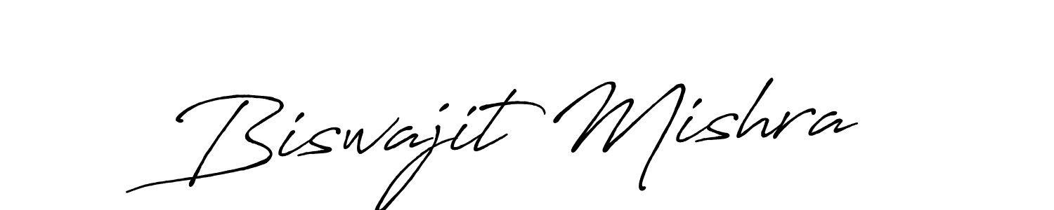 Make a beautiful signature design for name Biswajit Mishra. With this signature (Antro_Vectra_Bolder) style, you can create a handwritten signature for free. Biswajit Mishra signature style 7 images and pictures png