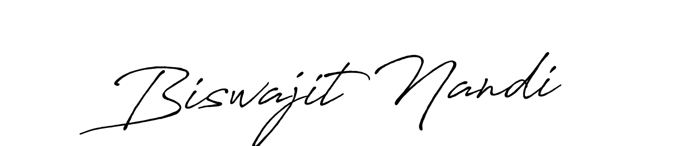 Use a signature maker to create a handwritten signature online. With this signature software, you can design (Antro_Vectra_Bolder) your own signature for name Biswajit Nandi. Biswajit Nandi signature style 7 images and pictures png