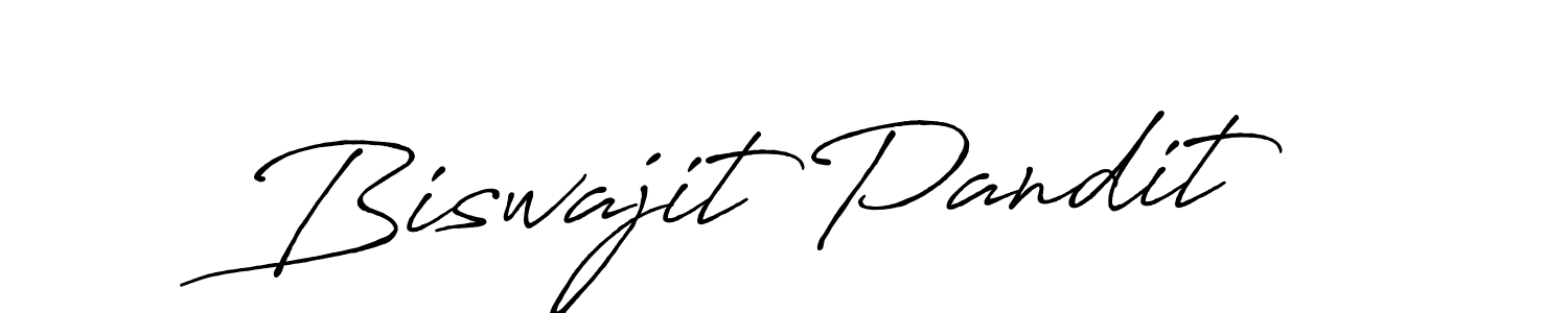 Biswajit Pandit stylish signature style. Best Handwritten Sign (Antro_Vectra_Bolder) for my name. Handwritten Signature Collection Ideas for my name Biswajit Pandit. Biswajit Pandit signature style 7 images and pictures png