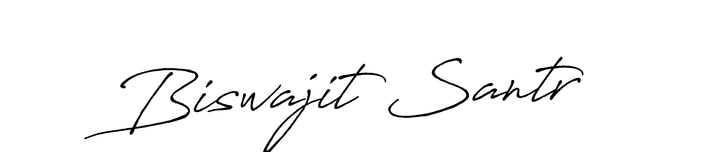 Create a beautiful signature design for name Biswajit Santr. With this signature (Antro_Vectra_Bolder) fonts, you can make a handwritten signature for free. Biswajit Santr signature style 7 images and pictures png