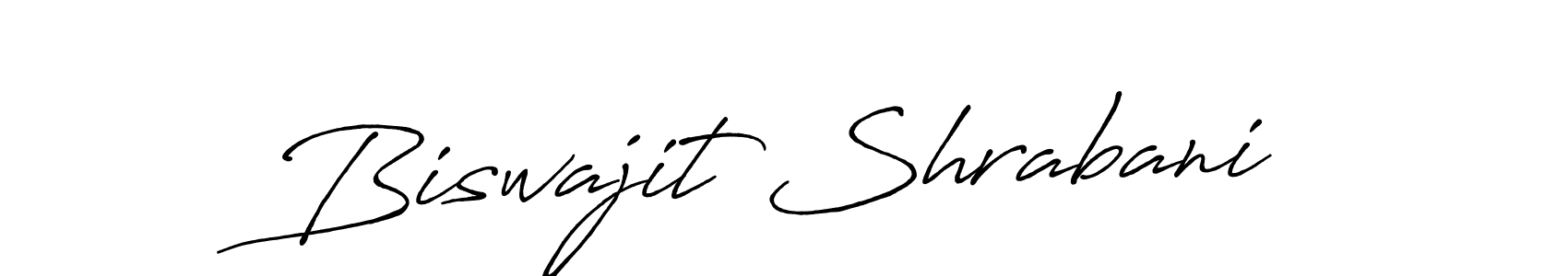 Antro_Vectra_Bolder is a professional signature style that is perfect for those who want to add a touch of class to their signature. It is also a great choice for those who want to make their signature more unique. Get Biswajit Shrabani name to fancy signature for free. Biswajit Shrabani signature style 7 images and pictures png