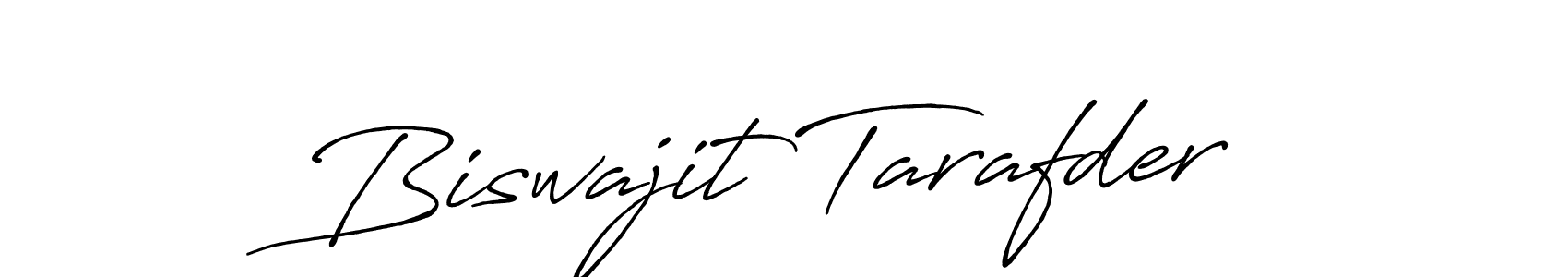 How to make Biswajit Tarafder name signature. Use Antro_Vectra_Bolder style for creating short signs online. This is the latest handwritten sign. Biswajit Tarafder signature style 7 images and pictures png