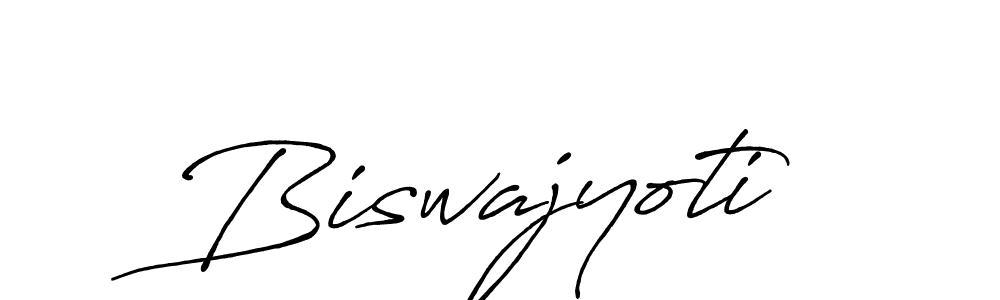 Create a beautiful signature design for name Biswajyoti. With this signature (Antro_Vectra_Bolder) fonts, you can make a handwritten signature for free. Biswajyoti signature style 7 images and pictures png