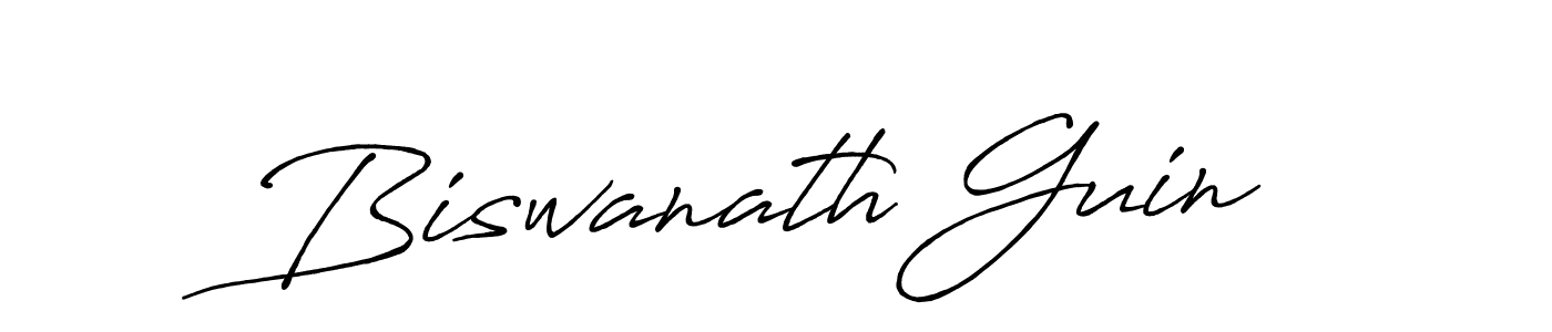 Use a signature maker to create a handwritten signature online. With this signature software, you can design (Antro_Vectra_Bolder) your own signature for name Biswanath Guin. Biswanath Guin signature style 7 images and pictures png