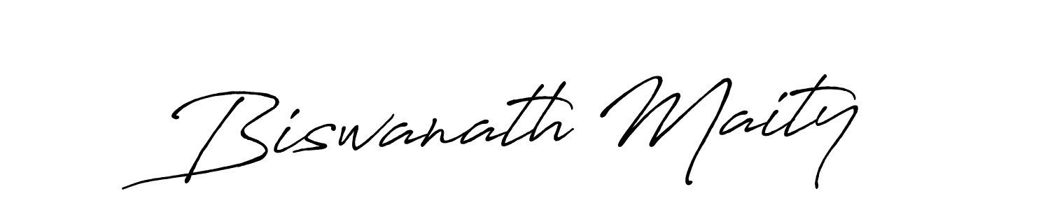 How to make Biswanath Maity signature? Antro_Vectra_Bolder is a professional autograph style. Create handwritten signature for Biswanath Maity name. Biswanath Maity signature style 7 images and pictures png