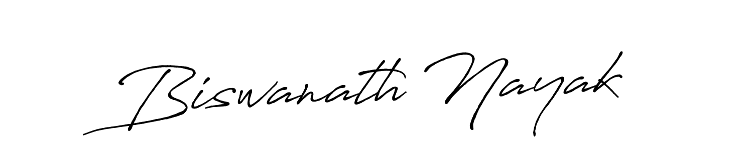 How to make Biswanath Nayak name signature. Use Antro_Vectra_Bolder style for creating short signs online. This is the latest handwritten sign. Biswanath Nayak signature style 7 images and pictures png