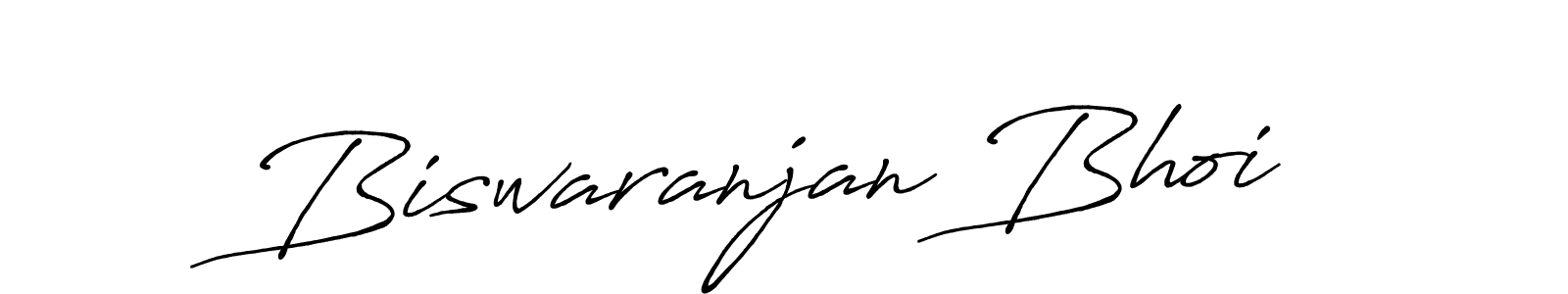 How to make Biswaranjan Bhoi name signature. Use Antro_Vectra_Bolder style for creating short signs online. This is the latest handwritten sign. Biswaranjan Bhoi signature style 7 images and pictures png