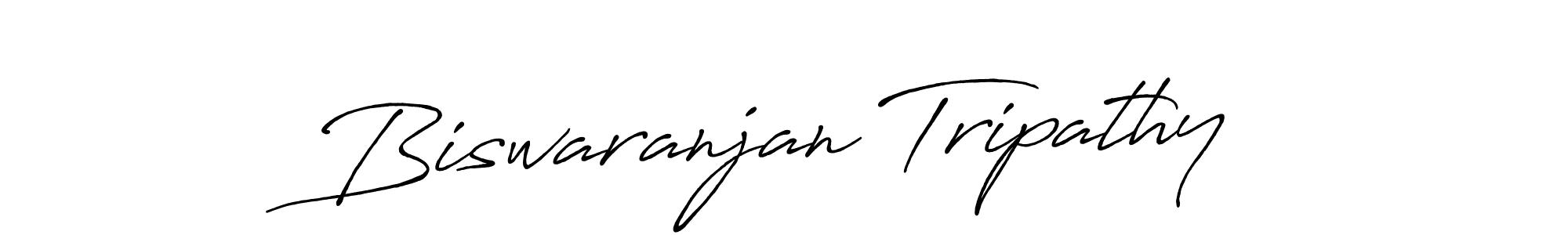 Make a beautiful signature design for name Biswaranjan Tripathy. With this signature (Antro_Vectra_Bolder) style, you can create a handwritten signature for free. Biswaranjan Tripathy signature style 7 images and pictures png