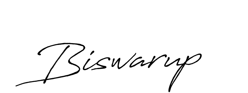 Make a beautiful signature design for name Biswarup. With this signature (Antro_Vectra_Bolder) style, you can create a handwritten signature for free. Biswarup signature style 7 images and pictures png