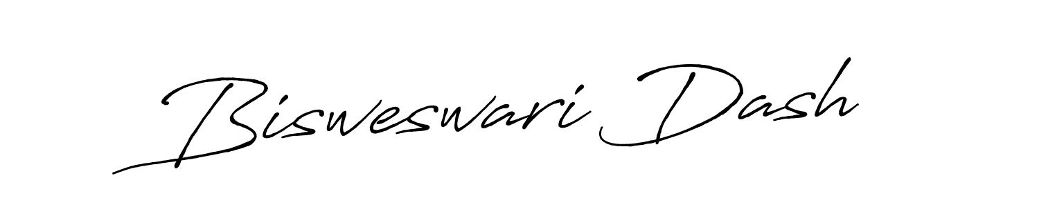 Once you've used our free online signature maker to create your best signature Antro_Vectra_Bolder style, it's time to enjoy all of the benefits that Bisweswari Dash name signing documents. Bisweswari Dash signature style 7 images and pictures png