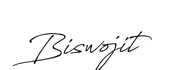 Use a signature maker to create a handwritten signature online. With this signature software, you can design (Antro_Vectra_Bolder) your own signature for name Biswojit. Biswojit signature style 7 images and pictures png