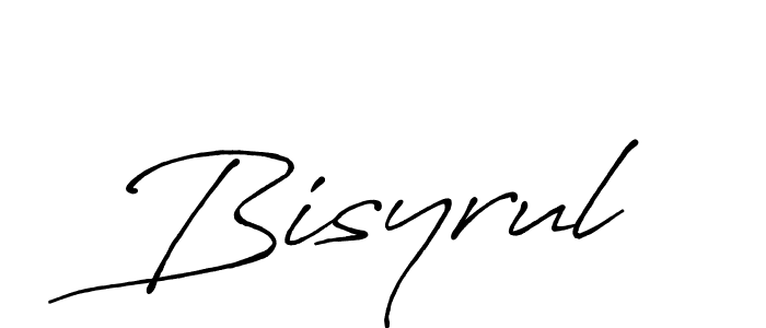 It looks lik you need a new signature style for name Bisyrul. Design unique handwritten (Antro_Vectra_Bolder) signature with our free signature maker in just a few clicks. Bisyrul signature style 7 images and pictures png