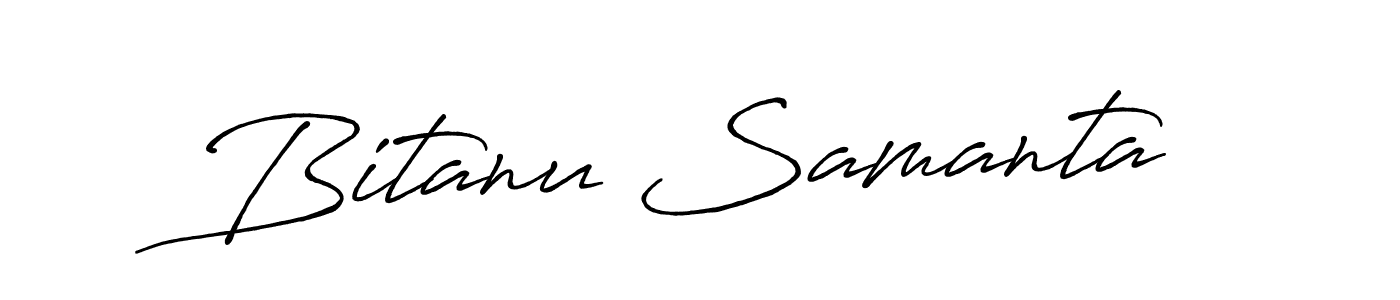 It looks lik you need a new signature style for name Bitanu Samanta. Design unique handwritten (Antro_Vectra_Bolder) signature with our free signature maker in just a few clicks. Bitanu Samanta signature style 7 images and pictures png