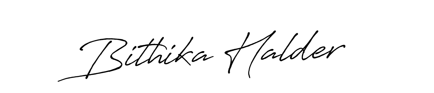 Make a beautiful signature design for name Bithika Halder. With this signature (Antro_Vectra_Bolder) style, you can create a handwritten signature for free. Bithika Halder signature style 7 images and pictures png