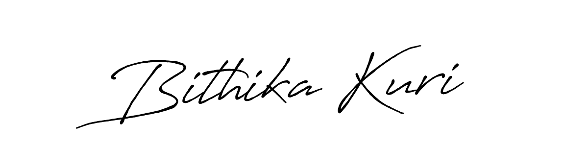 Use a signature maker to create a handwritten signature online. With this signature software, you can design (Antro_Vectra_Bolder) your own signature for name Bithika Kuri. Bithika Kuri signature style 7 images and pictures png