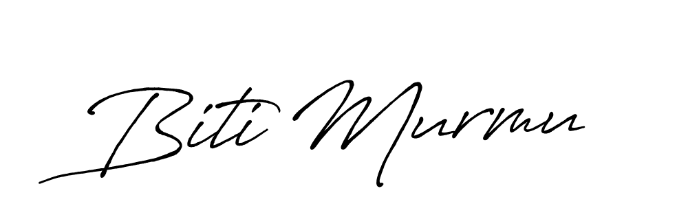 Design your own signature with our free online signature maker. With this signature software, you can create a handwritten (Antro_Vectra_Bolder) signature for name Biti Murmu. Biti Murmu signature style 7 images and pictures png