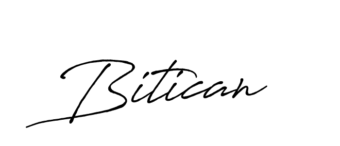 How to make Bitican signature? Antro_Vectra_Bolder is a professional autograph style. Create handwritten signature for Bitican name. Bitican signature style 7 images and pictures png