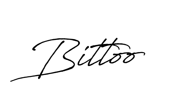 Bittoo stylish signature style. Best Handwritten Sign (Antro_Vectra_Bolder) for my name. Handwritten Signature Collection Ideas for my name Bittoo. Bittoo signature style 7 images and pictures png