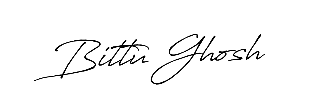 How to make Bittu Ghosh signature? Antro_Vectra_Bolder is a professional autograph style. Create handwritten signature for Bittu Ghosh name. Bittu Ghosh signature style 7 images and pictures png