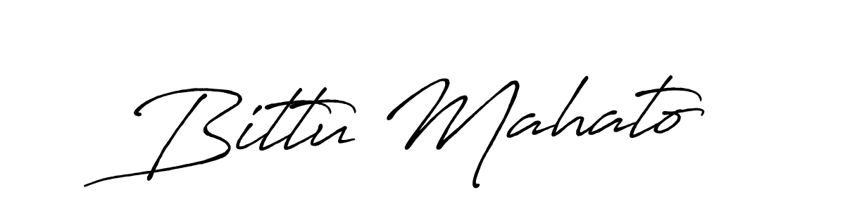 Similarly Antro_Vectra_Bolder is the best handwritten signature design. Signature creator online .You can use it as an online autograph creator for name Bittu Mahato. Bittu Mahato signature style 7 images and pictures png