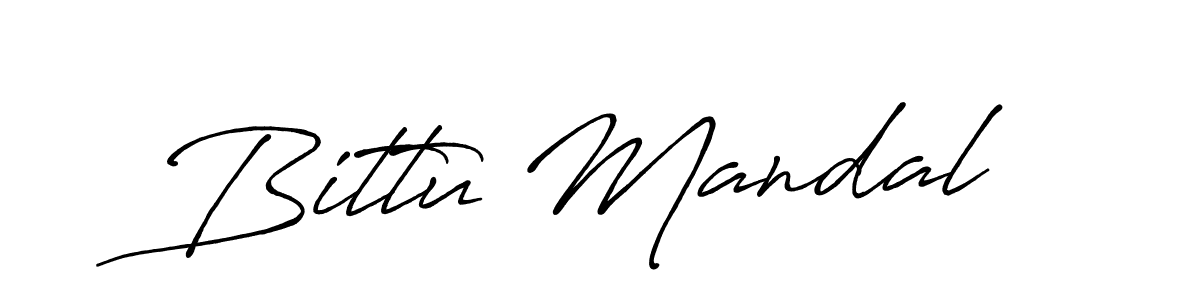 The best way (Antro_Vectra_Bolder) to make a short signature is to pick only two or three words in your name. The name Bittu Mandal include a total of six letters. For converting this name. Bittu Mandal signature style 7 images and pictures png