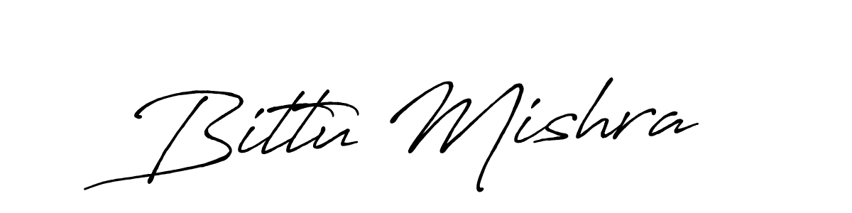 How to make Bittu Mishra signature? Antro_Vectra_Bolder is a professional autograph style. Create handwritten signature for Bittu Mishra name. Bittu Mishra signature style 7 images and pictures png