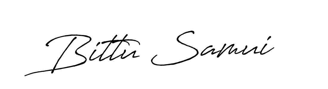 This is the best signature style for the Bittu Samui name. Also you like these signature font (Antro_Vectra_Bolder). Mix name signature. Bittu Samui signature style 7 images and pictures png