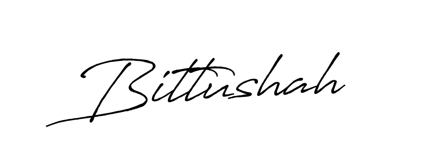 Also we have Bittushah name is the best signature style. Create professional handwritten signature collection using Antro_Vectra_Bolder autograph style. Bittushah signature style 7 images and pictures png