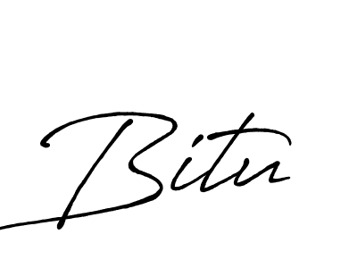 Make a beautiful signature design for name Bitu. With this signature (Antro_Vectra_Bolder) style, you can create a handwritten signature for free. Bitu signature style 7 images and pictures png