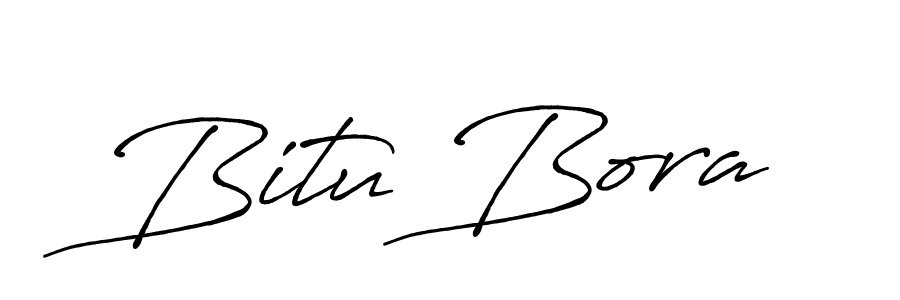 Bitu Bora stylish signature style. Best Handwritten Sign (Antro_Vectra_Bolder) for my name. Handwritten Signature Collection Ideas for my name Bitu Bora. Bitu Bora signature style 7 images and pictures png
