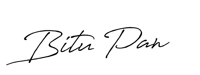Use a signature maker to create a handwritten signature online. With this signature software, you can design (Antro_Vectra_Bolder) your own signature for name Bitu Pan. Bitu Pan signature style 7 images and pictures png