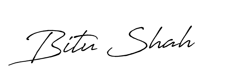 You should practise on your own different ways (Antro_Vectra_Bolder) to write your name (Bitu Shah) in signature. don't let someone else do it for you. Bitu Shah signature style 7 images and pictures png