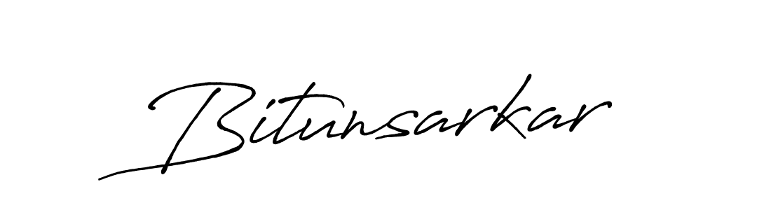 Use a signature maker to create a handwritten signature online. With this signature software, you can design (Antro_Vectra_Bolder) your own signature for name Bitunsarkar. Bitunsarkar signature style 7 images and pictures png
