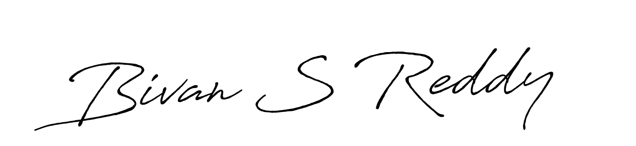 Similarly Antro_Vectra_Bolder is the best handwritten signature design. Signature creator online .You can use it as an online autograph creator for name Bivan S Reddy. Bivan S Reddy signature style 7 images and pictures png