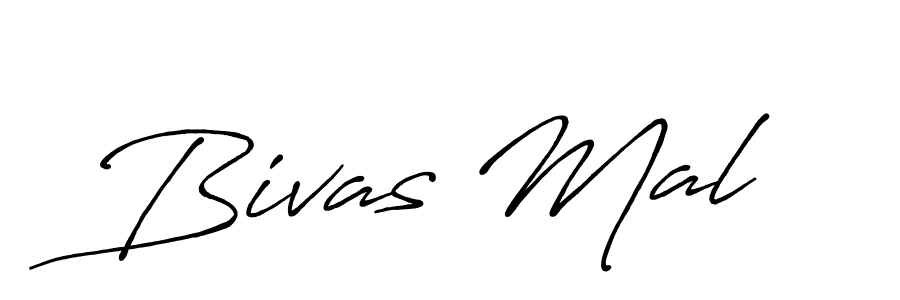 Also we have Bivas Mal name is the best signature style. Create professional handwritten signature collection using Antro_Vectra_Bolder autograph style. Bivas Mal signature style 7 images and pictures png