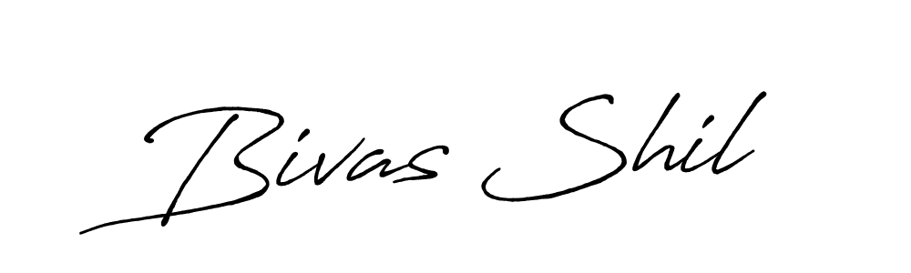 Antro_Vectra_Bolder is a professional signature style that is perfect for those who want to add a touch of class to their signature. It is also a great choice for those who want to make their signature more unique. Get Bivas Shil name to fancy signature for free. Bivas Shil signature style 7 images and pictures png