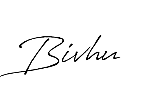 Antro_Vectra_Bolder is a professional signature style that is perfect for those who want to add a touch of class to their signature. It is also a great choice for those who want to make their signature more unique. Get Bivhu name to fancy signature for free. Bivhu signature style 7 images and pictures png