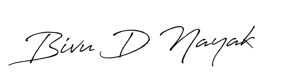 Make a beautiful signature design for name Bivu D Nayak. Use this online signature maker to create a handwritten signature for free. Bivu D Nayak signature style 7 images and pictures png