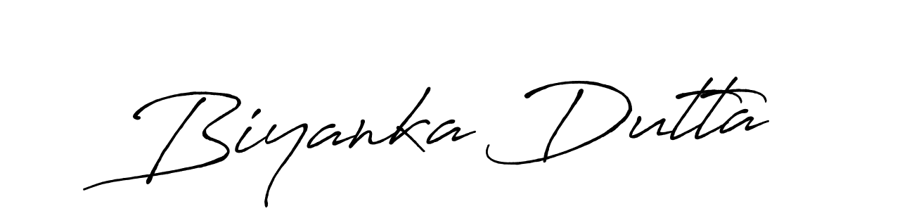 You can use this online signature creator to create a handwritten signature for the name Biyanka Dutta. This is the best online autograph maker. Biyanka Dutta signature style 7 images and pictures png