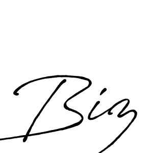 It looks lik you need a new signature style for name Biz. Design unique handwritten (Antro_Vectra_Bolder) signature with our free signature maker in just a few clicks. Biz signature style 7 images and pictures png