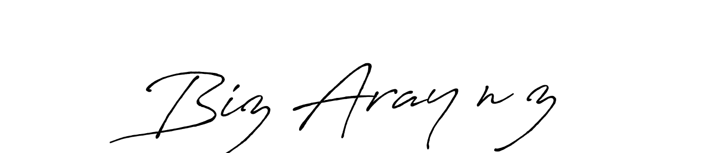 Design your own signature with our free online signature maker. With this signature software, you can create a handwritten (Antro_Vectra_Bolder) signature for name Biz Arayınız. Biz Arayınız signature style 7 images and pictures png