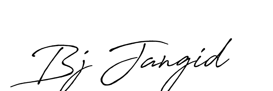 Antro_Vectra_Bolder is a professional signature style that is perfect for those who want to add a touch of class to their signature. It is also a great choice for those who want to make their signature more unique. Get Bj Jangid name to fancy signature for free. Bj Jangid signature style 7 images and pictures png