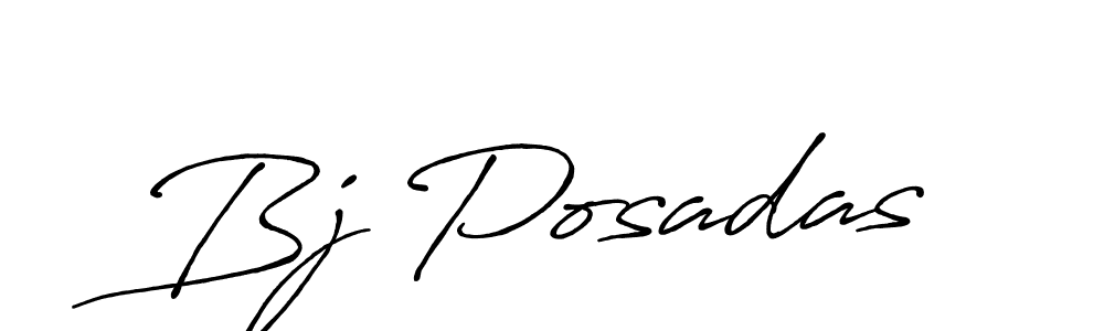 Similarly Antro_Vectra_Bolder is the best handwritten signature design. Signature creator online .You can use it as an online autograph creator for name Bj Posadas. Bj Posadas signature style 7 images and pictures png