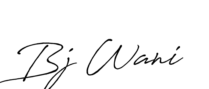 This is the best signature style for the Bj Wani name. Also you like these signature font (Antro_Vectra_Bolder). Mix name signature. Bj Wani signature style 7 images and pictures png