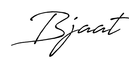 The Antro_Vectra_Bolder typeface gives name Bjaat a refined look. Suitable for certificates, diplomas, and official verification. Bjaat signature style 7 images and pictures png