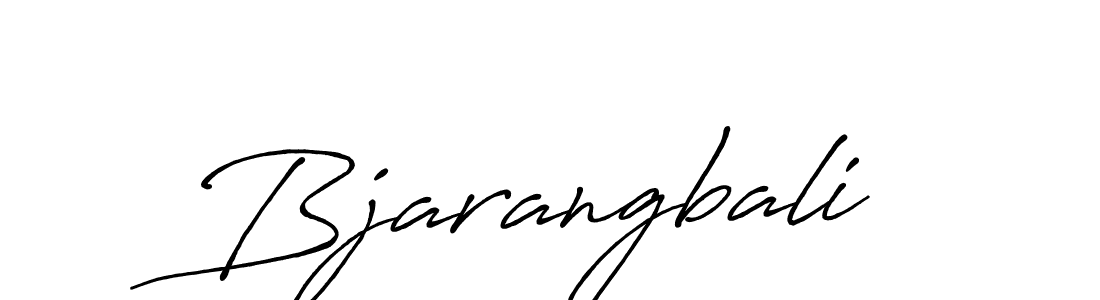 Bjarangbali stylish signature style. Best Handwritten Sign (Antro_Vectra_Bolder) for my name. Handwritten Signature Collection Ideas for my name Bjarangbali. Bjarangbali signature style 7 images and pictures png