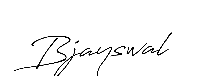 How to make Bjayswal name signature. Use Antro_Vectra_Bolder style for creating short signs online. This is the latest handwritten sign. Bjayswal signature style 7 images and pictures png