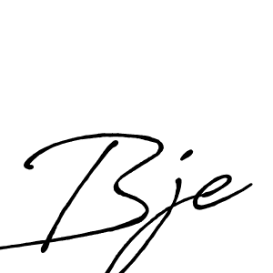 How to Draw Bje signature style? Antro_Vectra_Bolder is a latest design signature styles for name Bje. Bje signature style 7 images and pictures png
